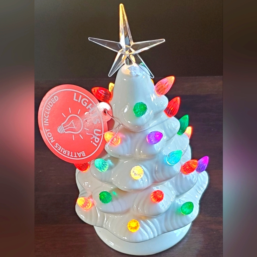 Mr Christmas LED Lighted Ceramic Christmas Tree